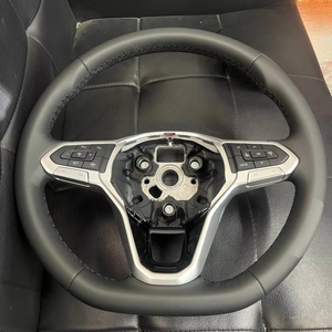 Volante Deportivo de Cuero y Fibra de Carbono en Oferta, Compatible con <span class=keywords><strong>Golf</strong></span> <span class=keywords><strong>7</strong></span> <span class=keywords><strong>R</strong></span> MK4 <span class=keywords><strong>5</strong></span> 6 <span class=keywords><strong>7</strong></span> 8 Polo <span class=keywords><strong>R</strong></span> <span class=keywords><strong>Line</strong></span> - Product Image 2