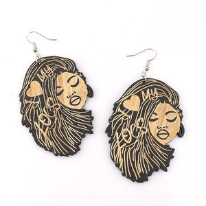 Moda I <span class=keywords><strong>Love</strong></span> My Locs Pendientes - Product Image 4