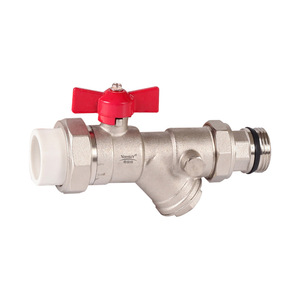 Y-type Brass Ball Valve Manual Long Handle Filter Water Valve For HVAC Systems - Product Image 3