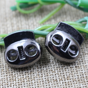 Phong Cách Mới Mũi Lợn Kim Loại Dây Rút Dây Kết Thúc Với Nắp Khóa Dây Cuối - Product Image 4