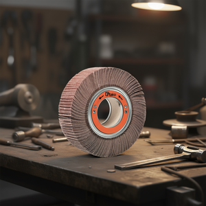 Ttake Abrasive Cloth Flap <b>Wheel</b> 200x50x54 Mm With Hole For <b>Grinding</b> And Polishing - Product Image 3