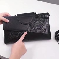 Sac à main pour femme 2023, sacs en peau de serpent, sacs en cuir véritable, sac bandoulière