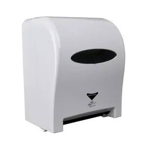 Plastic Electronic Roll Towel Dispenser Automated Touchless Paper Towel Dispenser Hand Roll Jumbo Paper Dispenser