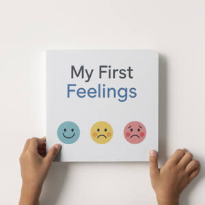 Educatief Babybordboek Op Maat Afdrukken Emotionele Herkenning Peuter Leren Harde Omslag Karton - Product Image 4