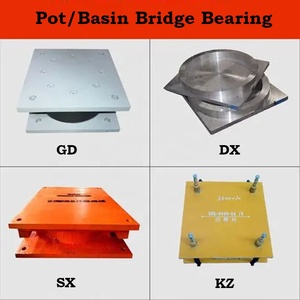 Yüksek sönümleme toprak deprem amortisör köprü inşaatı titreşim izolasyon köprü Pot küresel kauçuk rulman fiyatı - Product Image 3