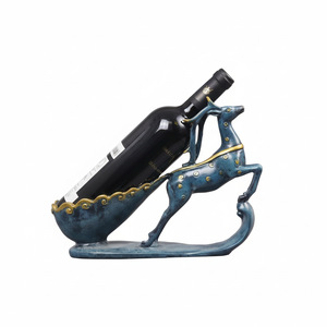 Estante de pared de botella de vino de diseño estimado de Metal de aluminio para Bar Hotel restaurante accesorios decorativos de lujo para Bar - Product Image 1