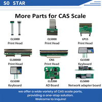 Printhead Thermal Baru Asli untuk Pencetakan Label CAS Timbangan Elektronik CL3000D Kepala Cetak Thermal Grosir Suku Cadang Timbangan