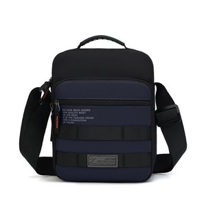 Men's Shoulder Bag Oxford Cloth Multi-Functional Business Travel Crossbody Bag Gray Black Blue Green - Product Image 4