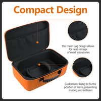 Étui de rangement pour lunettes VR EVA, sac de transport rigide personnalisé antichoc pour casque de réalité virtuelle, fabrication OEM/ODM