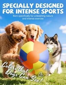 Pelota Gigante para Perros, Pelota de Pastoreo Resistente a Desgarros, Pelota Inflable Grande con Funda y Bomba para Jugar y Hacer Ejercicio - Product Image 4