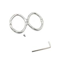 Menottes en acier inoxydable, dispositif de bondage en forme de 8, outils de punition pour esclaves, jeux sexuels fétichistes BDSM