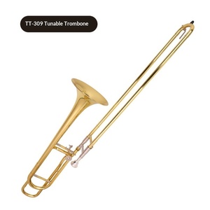 Trombón <span class=keywords><strong>Tenor</strong></span>/Alto Stadway SDWAT-305 con Tubo Deslizante de Cobre, Acabado Pintado, Clave Bb/F, Tamaño Adulto, con Bolsas Personalizadas de Tela Oxford - Product Image 5