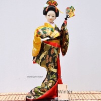 Nouveau japonais Geisha poupée dessin animé jouet Figure 1:30 échelle décor à la maison pour Restaurants et hôtels 14 ans et plus
