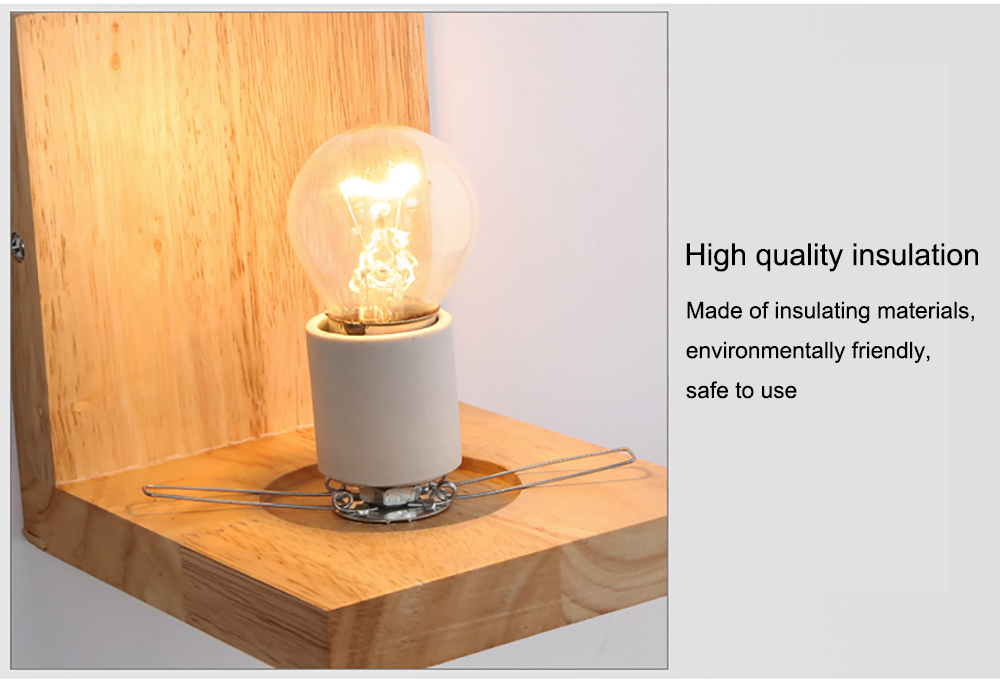 Wholesale New Design Best Wooden And Glass Material Light Source Indoor Wall Lamp Led Wall Light For Bedroom