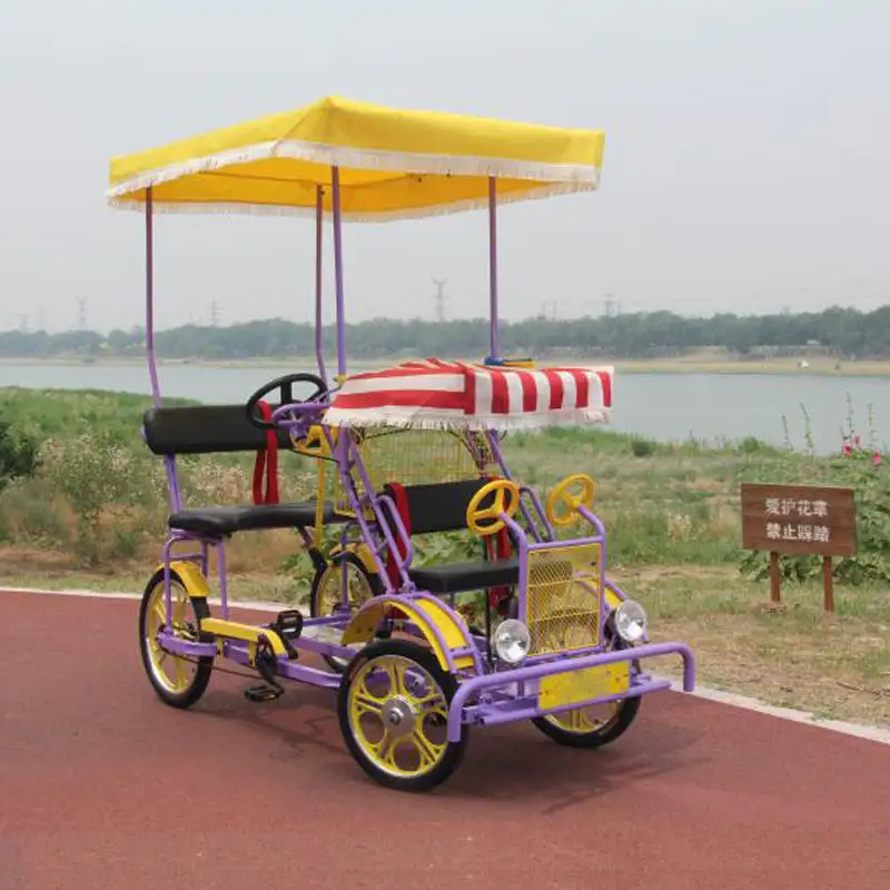 Quadro de carbono 6 pessoa surrey bicicleta para adulto bicicleta turística pedal pub cerveja quadriciclo para venda
