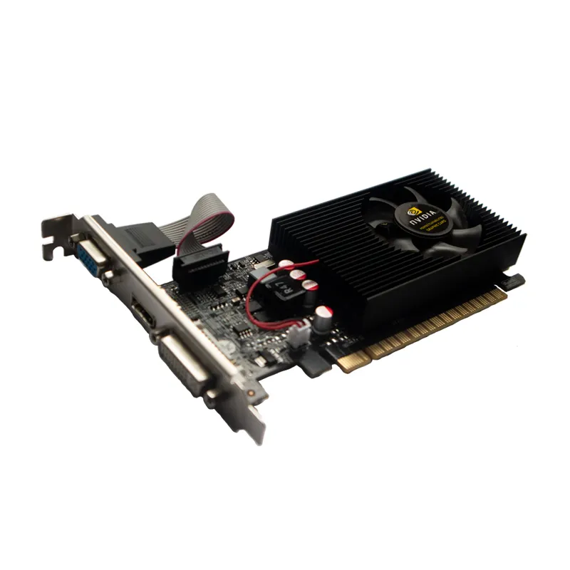 بطاقة رسوميات لأجهزة سطح المكتب منخفضة الوضوح 16X بمواصفات DDR3 128Bit PCIe GT730 بسعة 4 جيجابايت للكمبيوتر من مصنع المعدات الأصلي GT730 GPU للعمل