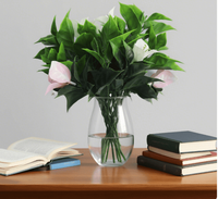 Fleurs décoratives de branche d'herbe artificielle en plastique de haute qualité pour la fête des mères de noël fête des pères Greenmeta vente en gros