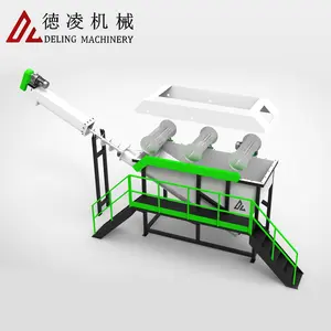 DELING 500kg PET Cleaning Production Line Plastic Waste Cleaning Machine For Price