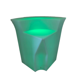 Portable <strong>Bar</strong> Counter Plastic Corner Counter for Nightclub Coffee Modern Designs Commercial Furniture Led Glowing Counter Table - Product Image 3