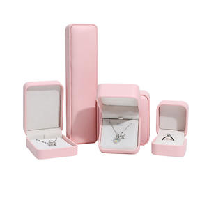 Boîte d'emballage personnalisée de qualité supérieure pour bijoux Boîte de rangement de bijoux en cuir PU - Product Image 3