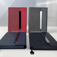 Cuaderno Personalizable A5 con Tapa Dura de PU, Triple Pliegue, Cierre Magnético, Encuadernación Inalámbrica con Pegamento, para Regalo, Oficina, Reuniones de Negocios