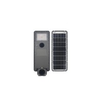 Lampe solaire tout-en-un avec contrôle de la lumière et du temps, 18 W, avec base en alliage d'aluminium, haut lumen, provenant d'une usine chinoise