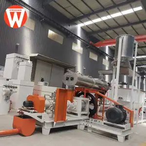 DSP160 1.8-2t/h Wet type fish feed extruder production line