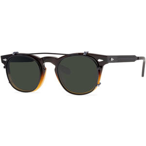 Anteojos de Sol de alta calidad, gafas de sol italianas de acetato, lentes de sol de Metal de acetato para hombre, gafas de sol - Product Image 5