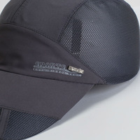 Verano al por mayor visera Unisex de secado rápido de malla Dry Fit béisbol Golf Polo sombreros correr personalizado ajustado béisbol deporte gorra sombreros