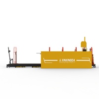 Mesin pembuat kandang Rebar koreksi kesalahan AI 800-2500mm Diameter adaptasi CNC stasiun kerja las kandang Rebar cerdas