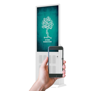 Chiosco di noleggio Smart 48-Slot per centrali elettriche con schermo pubblicitario Video