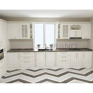 Планета Современная Белая кухня легко очищается HPL ламинат тушки сбивать кухонные шкафы - Product Image 6