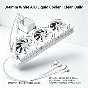 SM-360W/B-F4 Factory Price 360MM ARGB CPU <strong>PC</strong> <strong>Water</strong> <strong>Cooling</strong> Radiator Magnetic Pump Head Intel AMD Liquid Cooler <strong>for</strong> Gaming <strong>PC</strong> - Product Image 2