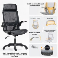 Chaise de bureau et d'étude en maille ergonomique moderne Dossier confortable pour la maison et les jeux pour une longue séance Caractéristiques T003-T004 YUBANG