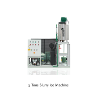 Machine à glace liquide industrielle automatique de 5 tonnes, production de 5000 kg/jour, eau de mer, saumure, SUS316, compresseur, CE