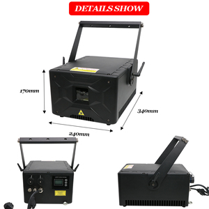 10 Watt düğün lazer ışığı 10 w ilk dans düğün lazer ışığı projektörü - Product Image 4