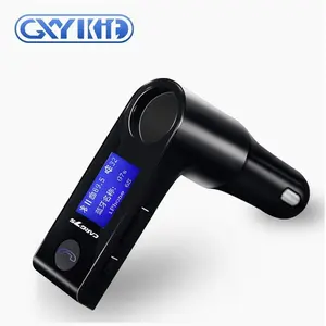 GXYKIT G7S Wireless FM Transmitter Blue tooth Car Kit MP3 Music Player BT 5.0 Handsfree Calling Car charging