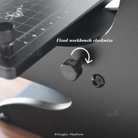 Máquina de Estampado en Caliente Manual con Láser, Mesa de Trabajo de Empuje y Tracción, Máquina de Grabado en Relieve para Cuero, Máquina Multifunción de Estampado en Caliente para PU