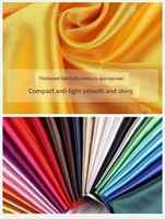 Prix usine 100% Polyester Satin Tissu Brillant Satin De Soie Tissu Robe De Mariée Satin Doublure Tissu Africain