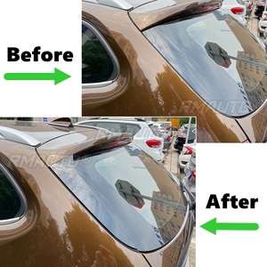 สปอยเลอร์ข้างกระจกหลังรถยนต์สีดำเงา 2 ชิ้น สำหรับ BMW X1 E84 ปี 2009-2015 อุปกรณ์ตกแต่งรถยนต์ - Product Image 6