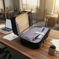 Valise à roulettes pour homme et femme en tissu Oxford, sac de voyage d'affaires avec poignée, boîte à bagages pour ordinateur portable 18 pouces