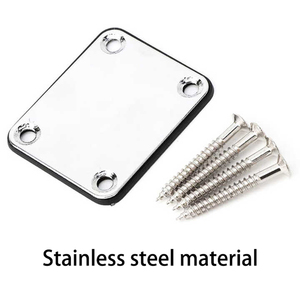 แผ่นปิ๊กอัพสำหรับกีตาร์ชิ้นส่วนกีตาร์ไฟฟ้าพร้อมสกรู4ตัวปรับแต่งโลโก้ได้ - Product Image 3