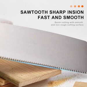 Scie à main à pince japonaise, scie à tenon de coupe de planche de bois, <span class=keywords><strong>lame</strong></span> détachable 13TPI, scie à bois de jardin à trois dents - Product Image 2