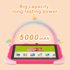 แท็บเล็ตเด็ก C Idea ขนาด 7 นิ้ว ระบบ Android 16 แรม 8GB รอม 256GB ทนทานต่อการตกกระแทก  พร้อมเคสสีชมพูลายสัตว์ สำหรับเด็ก - Product Image 5