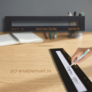 Torch-it Regular Grid-Line Writing Guide Assistive Tool for Visually Impaired-Improved Writing Experience - Product Image 2