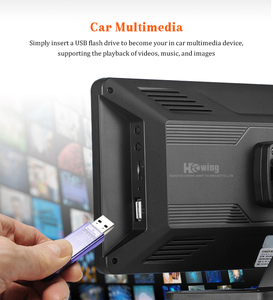 Nhiệm vụ nặng nề di động Trailer 4CH chia màn hình 10.36 inch BSD Carplay tự động Airplay màn hình xe DVR Ghi màn hình cho xe tải xe buýt - Product Image 6