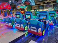 Machine de jeu à monnayeur MSky Indoor, balançoire pour 2 joueurs, éducative, en fibre de verre, avec écran LCD 42 pouces, certifiée CE, en anglais