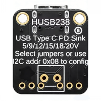 Module de simulation de charge USB-C 5807 HUSB238 PD avec contrôle I2C et sortie à niveau fixe