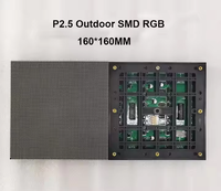 Módulo de Pantalla LED RGB a Todo Color para Exteriores BULE STAR SMD1415 P2.5, 160 mm x 160 mm, >4000 CD/Lúmenes, Brillo de 160 000 Puntos/m