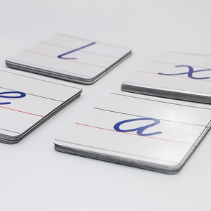 Juego de tarjetas magnéticas personalizadas impresas para bebés, alfabetos educativos tempranos, tarjetas Flash, Material de papel, letras cognitivas - Product Image 6